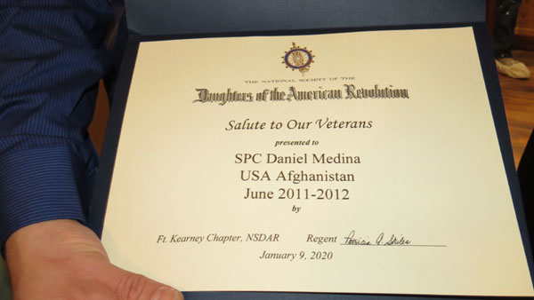 Daniel and Ingrith Dedication